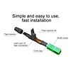 Optic Fiber Quick Splice Connector